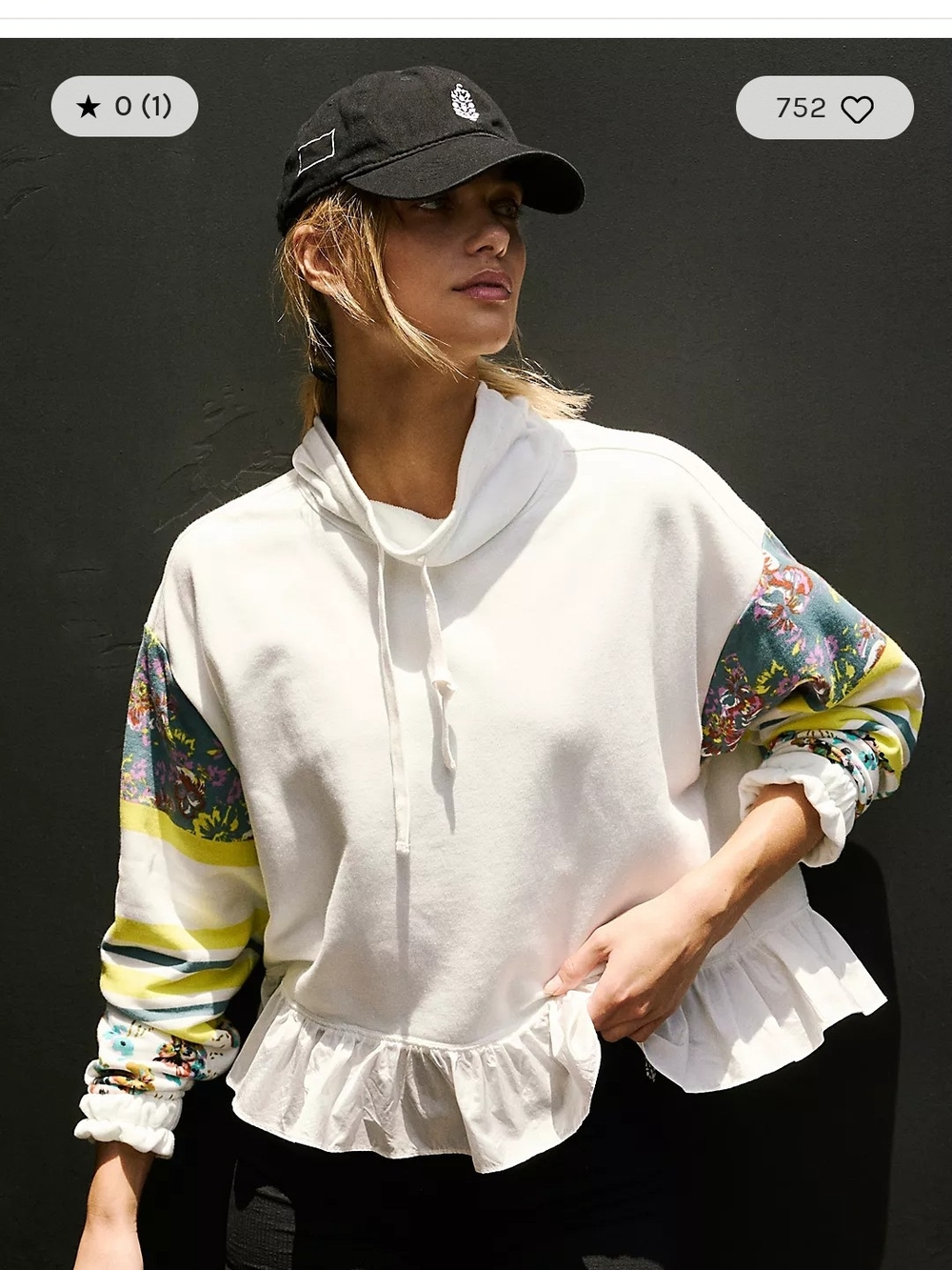 Free People Sway Printed Pullover